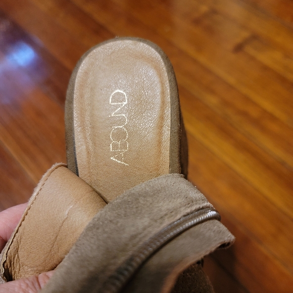 Abound Leather Suede Open Toe Heels - Picture 9 of 10